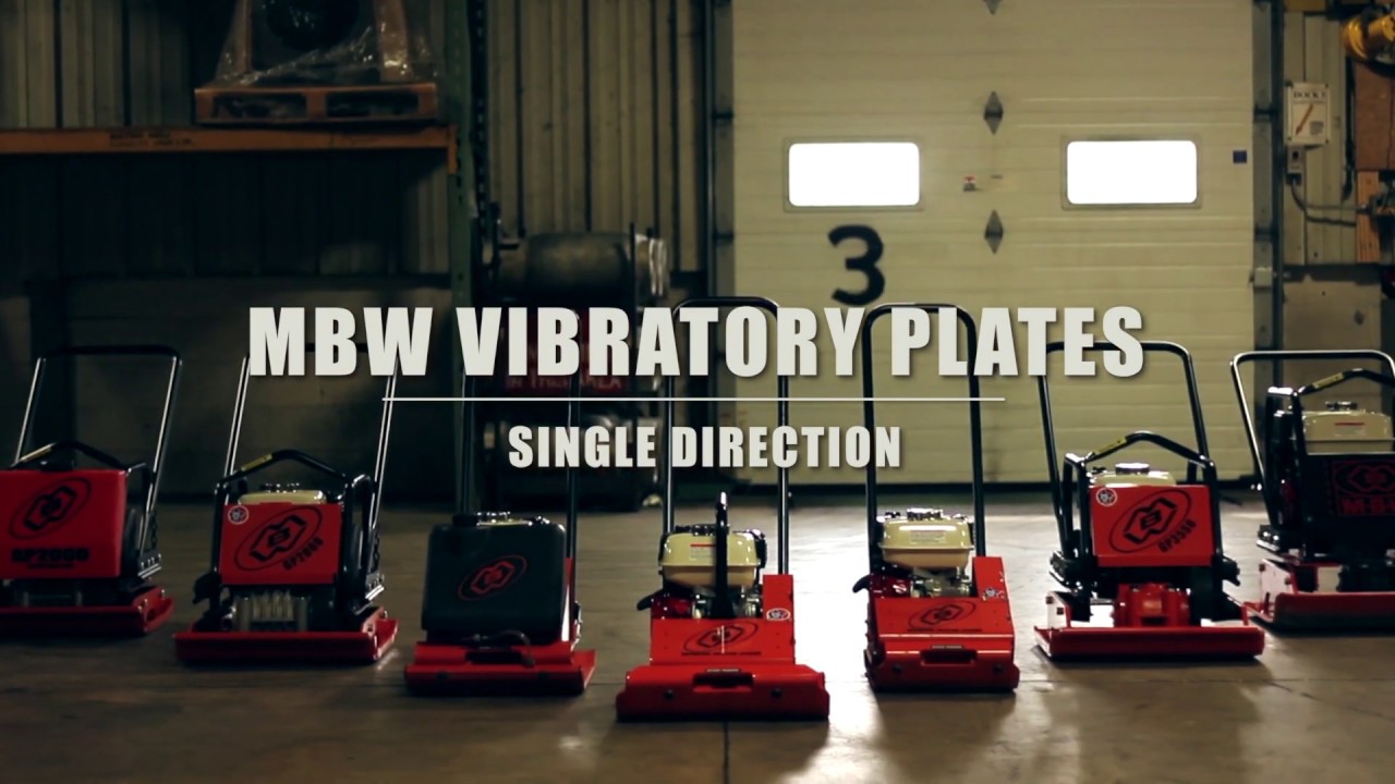 Heavy Duty Vibratory Plate – MBW, Inc.