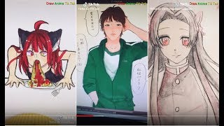 Tik tok drawing anime cute japan – painting art compilation (p65)