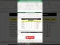 Excel tips&amp;TRICKS #excel #exceltips #exceltutorial