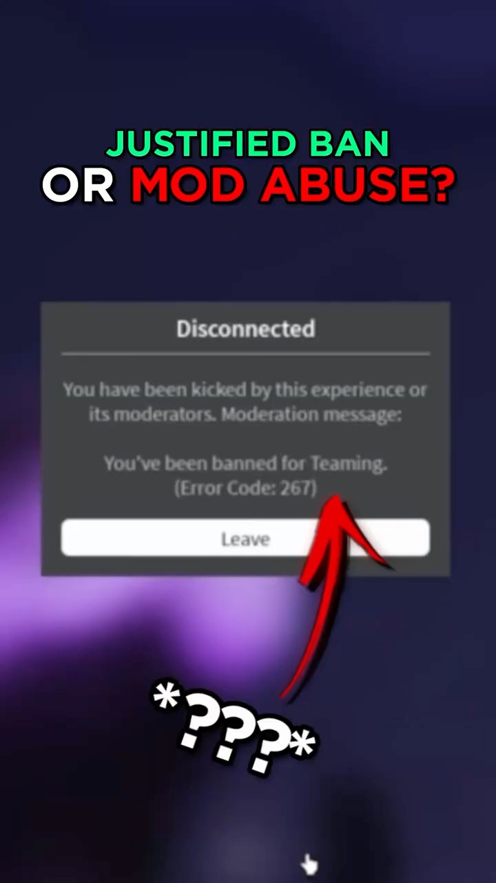 JUSTIFIED BAN or MOD ABUSE? Forsaken False Ban Situation #roblox