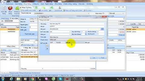 HƯỚNG DẪN TẠO PHIẾU MUA HÀNG - PHẦN MỀM QUẢN LÝ BÁN HÀNG RUBY