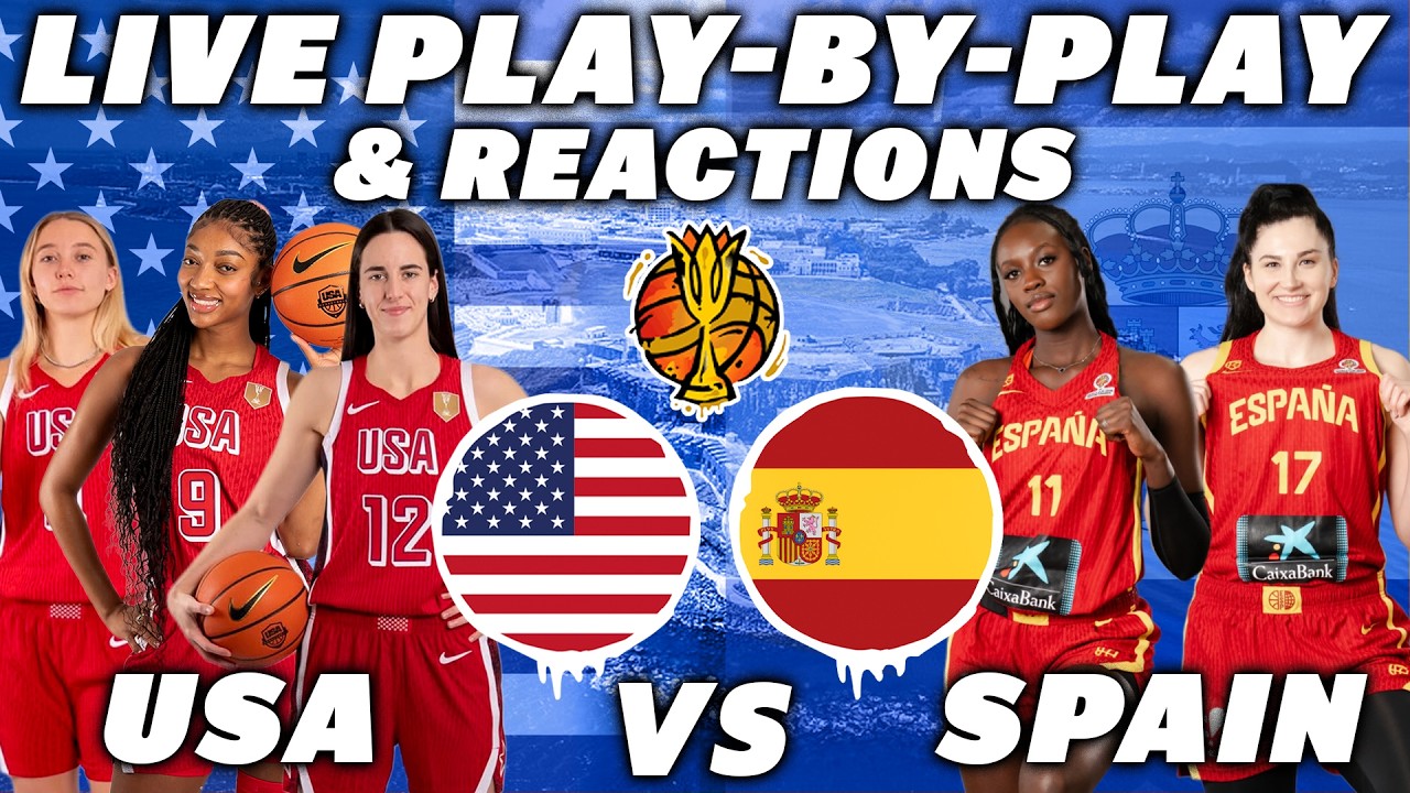 Team USA vs Spain | FIBA World Cup Qualifying Tournament | Live Play-By-Play & Reactions
