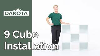 How to Assemble a Dakota 9 Cube Organizer | Step-by-Step Assembly Video