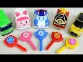 Robocar Poli car toys key cars Tobot CarBot Tayo bus play