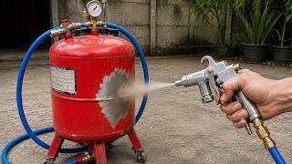 Billions of welders don't know this! Make a simple sandblaster at home.