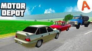 Тестируем Новенькую Нексию - Motor Depot (Мобильные Игры)