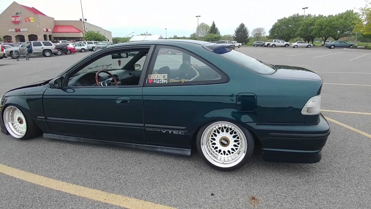 1997 honda civic sedan stanced