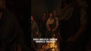 He Had No Crowd. No Applause. Just Silence. #shorts #history #rome  #brutus #film #movie