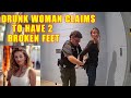 Drunk 24-Year-Old Steps Out of Her Car and Claims She Has 2 Broken Feet