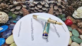 Cruzaltpens - Pluma Montblanc Homage to Victoria 4810