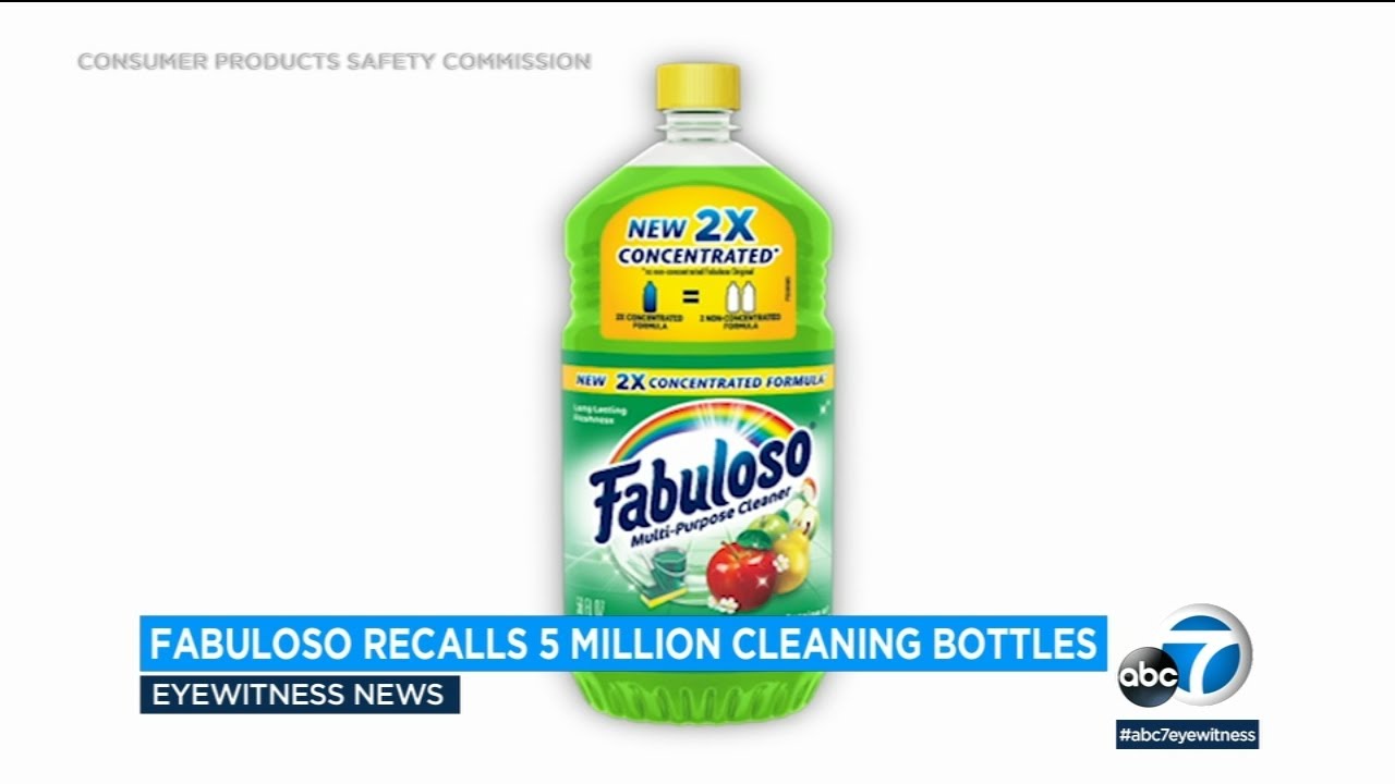 Fabuloso Recall: Nearly 5 Million Bottles Recalled Over Bacteria ...