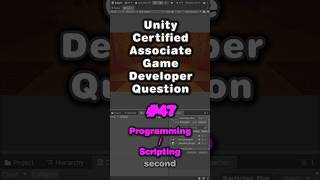 Unity Game Dev Practice Q#47: Component Triggers ⚡ #codingquiz #gamedev #indiedev #unity3d