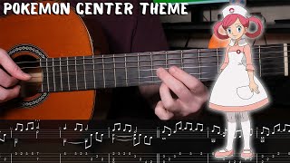 Pokemon Center Theme Fingerstyle Guitar Tutorial Tab