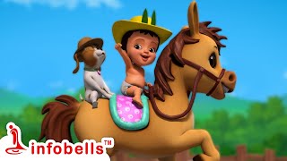 Aam Pata Jora Jora - আম পাতা জোড়া জোড়া | Bengali Rhymes for Children | Infobells