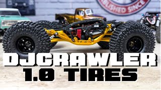 FIRST LOOK: DJ Crawler Tires! 68MM - The Biggest 1.0 Tire EVER?! Plus New 60MM Tires!