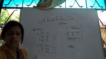 determinant 17...proving 3 points  collinear using determinant