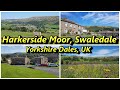 Harkerside Moor and Reeth, Swaledale, UK