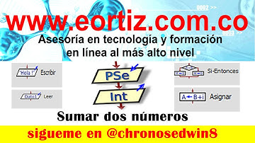 Sumar dos números en Pseint