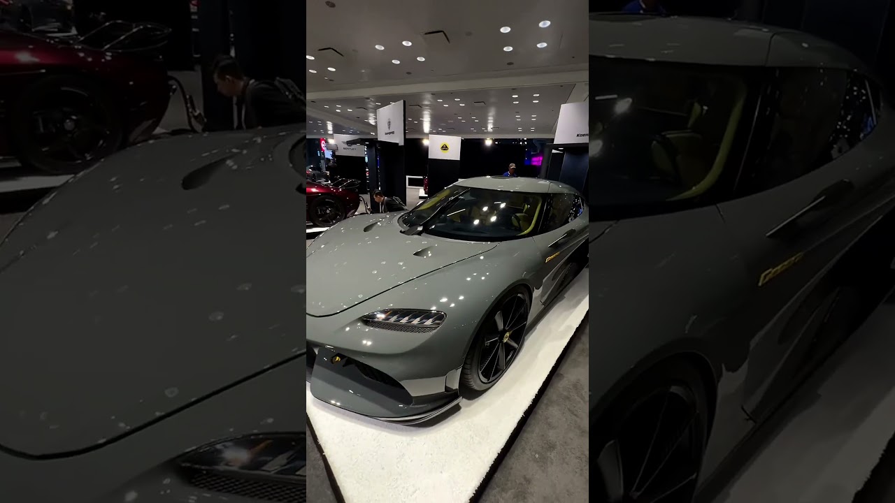 Exotic cars take center stage at the show! 