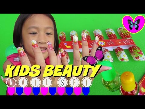 Kids Beauty Nail Set ♡  Lifia Niala Nail Set ♡  Kids Nail Playset