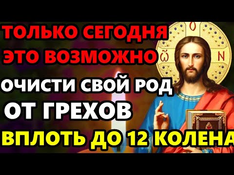 ОЧИСТИ СВОЙ РОД ОТ ГРЕХОВ ВПЛОТЬ ДО 12 КОЛЕНА! Сильная Молитва Господу. Православие