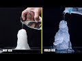 Hot ice vs cold ice experiment  amazing science experiments