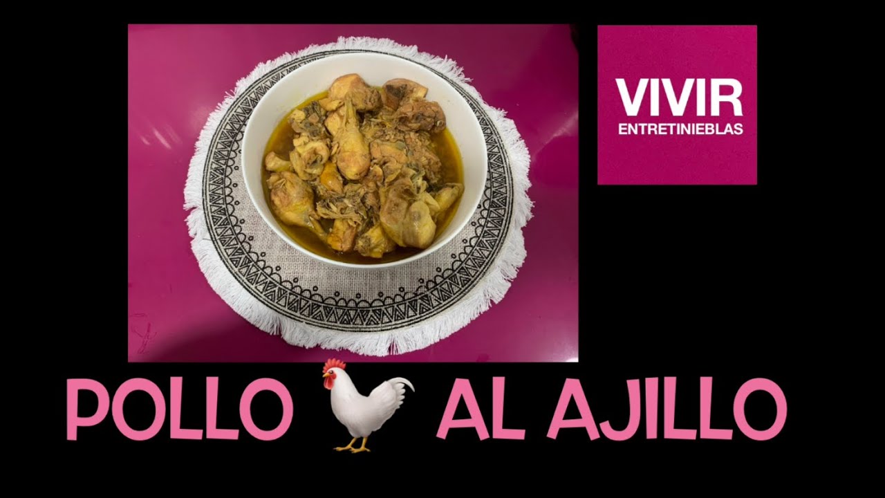 Pollo al ajillo en olla GM