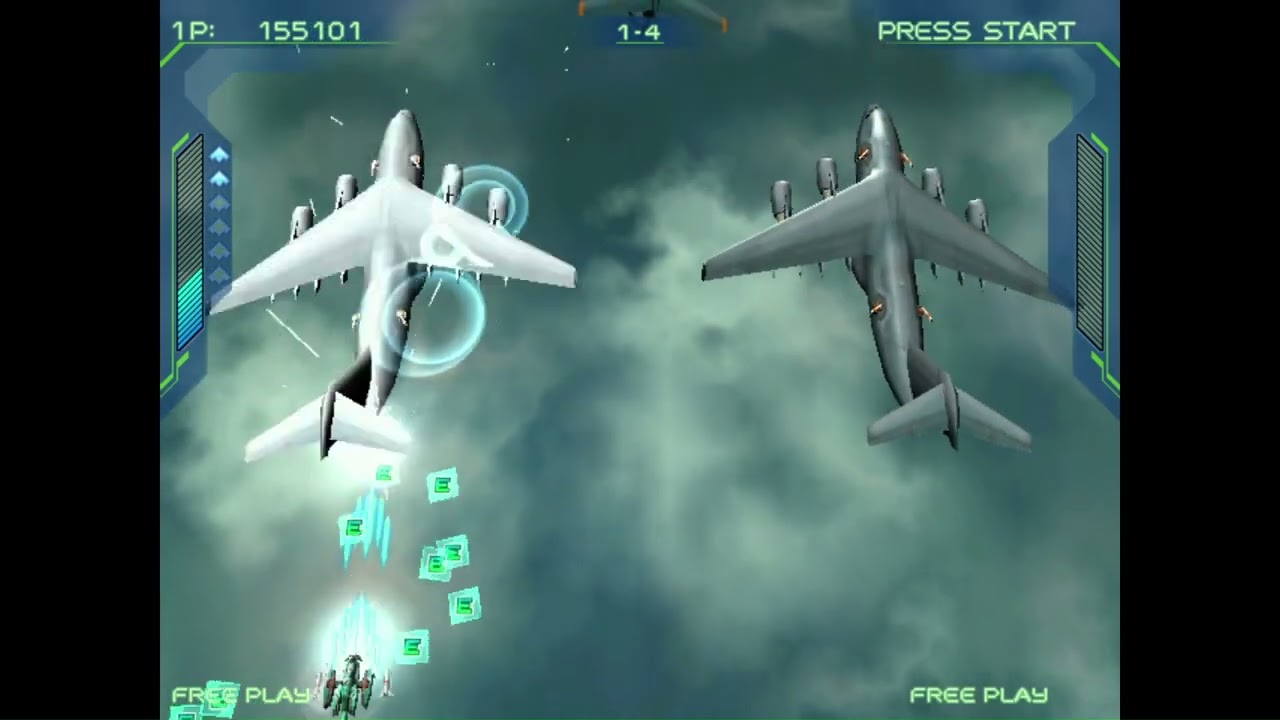 ZERO GUNNER 2 PSIKYO / EIGHTING / RAIZING - 2001 arcade retrogame , complete game infinite credits