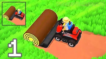 Backyard Master - Gameplay Walkthrough Part 1 - Cleaning the Grass in the Front Yard (iOS, Android)