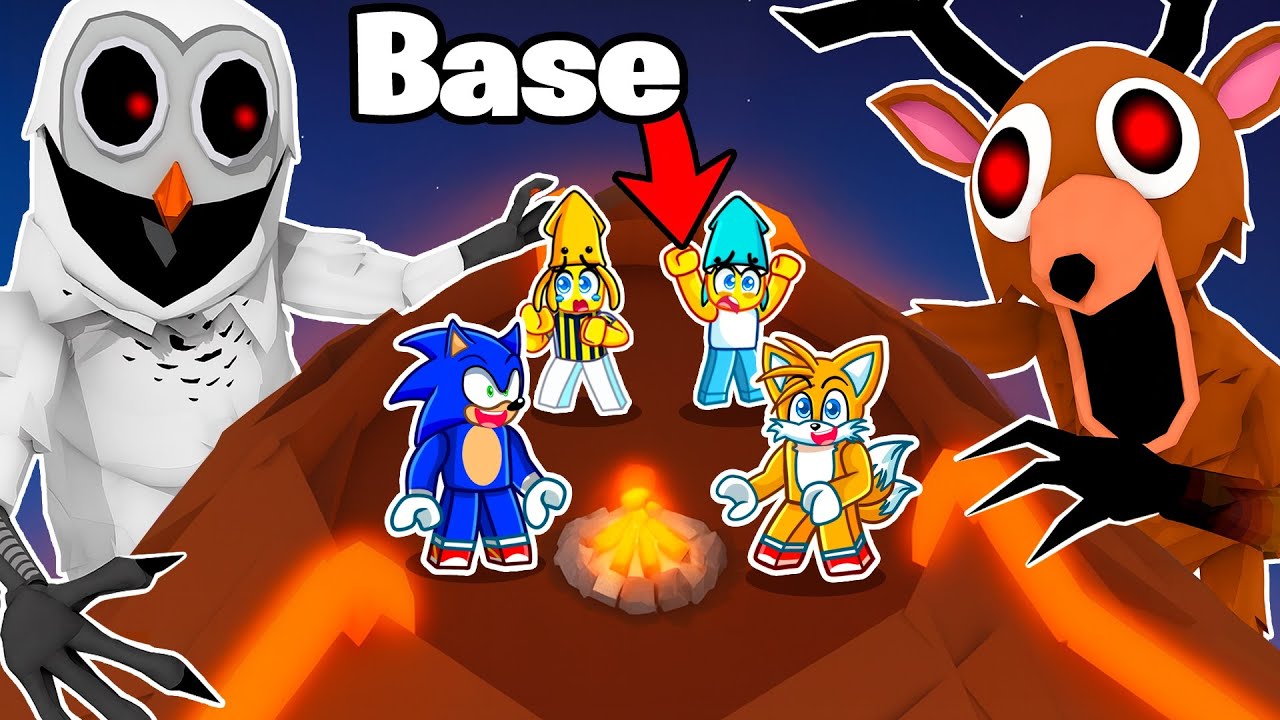 Construí una BASE SEGURA en el VOLCAN en 99 Noches en el Bosque!