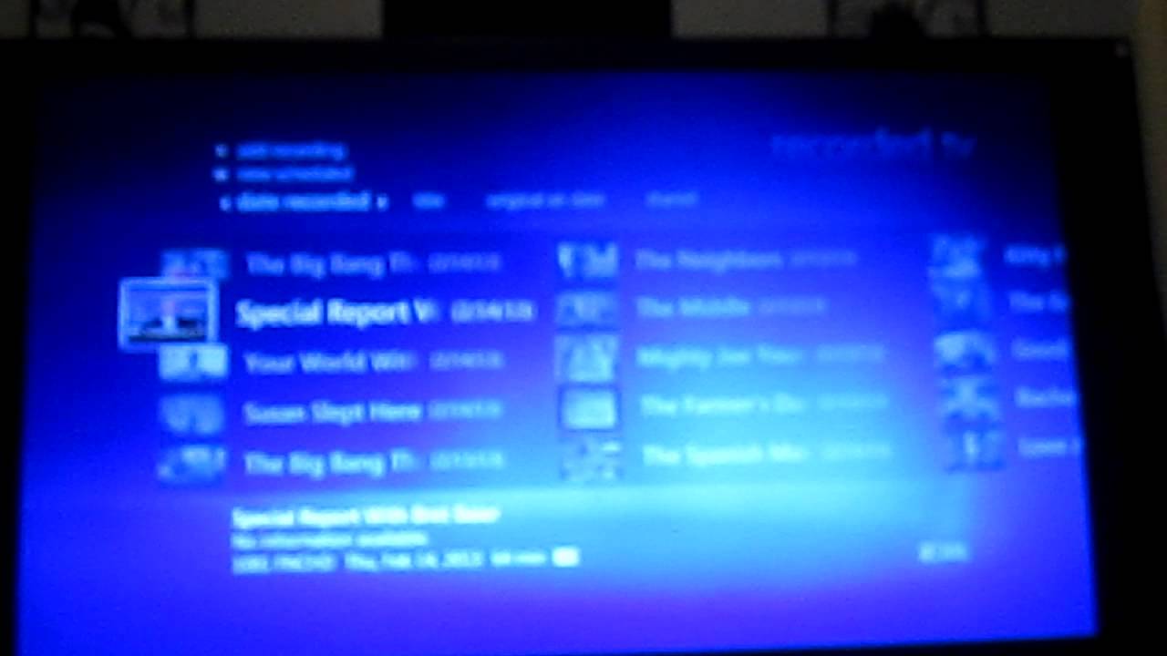 Media Center PC Final Demo Video Part 1 Live TV YouTube