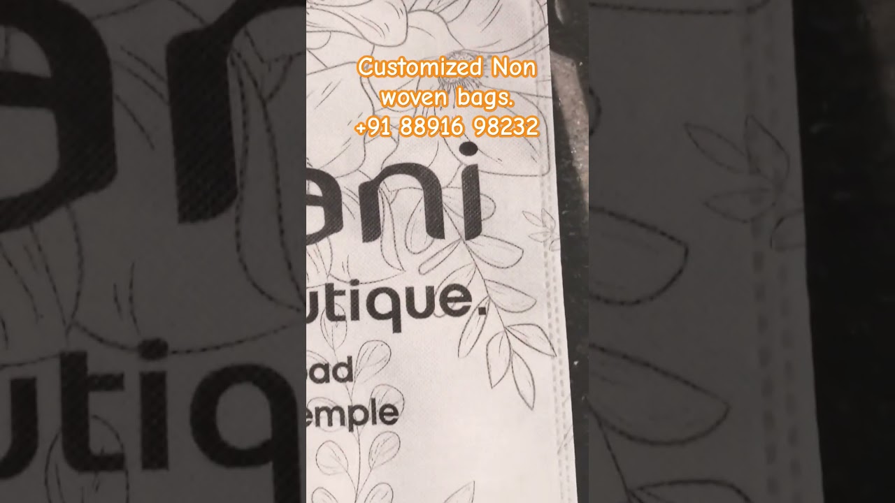 customized Non woven bags 