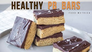 PEANUT BUTTER BARS (Oats and Almond Flour)