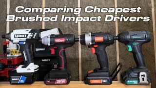 Cheapest Brushed Impact Driver SHOWDOWN