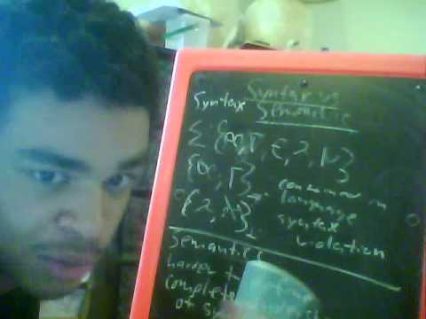 Syntax and Semantics