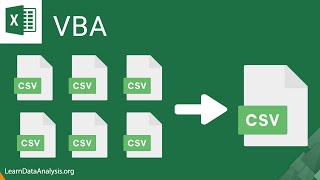 Excel macro to combine CSV files (Using Excel VBA)