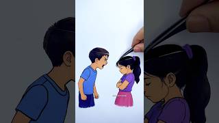Wait for the end 💔 #art #drawing #viral #shorts #illustration