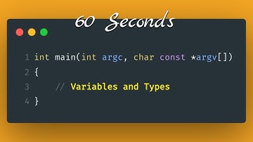 Variables and Types in C++ | #60seconds | One Minute | #anooptube | #oneminute