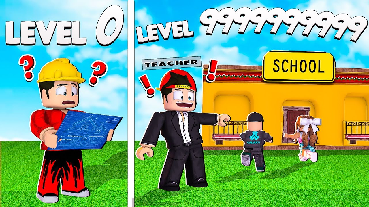 BUILDING my own SCHOOL in ROBLOX.... - YouTube