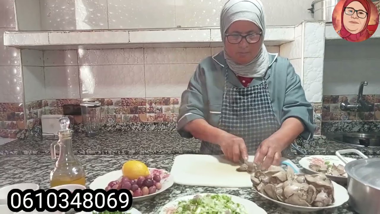 وصفة زوينة من عند مي رشيدة كبدة ديال دجاج مشرملة #الأكلات_الشعبية #دجاج