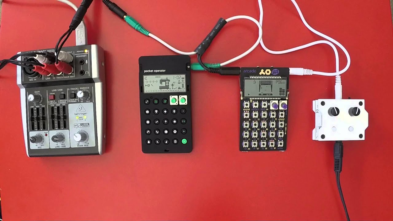 An Inspiring Demo of Pocket Operator Synths With Patchblocks
