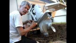 Volvo Penta Outdrive 270 280 Exhaust Bellows Installation and Removal Information 1984 1985 84 85 83
