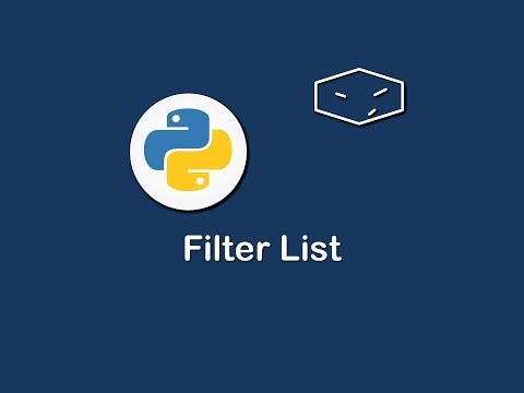 filter list in python 😀