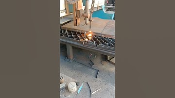 CNC PLASMA MACHINE & OXY FLAME cutting 50mm