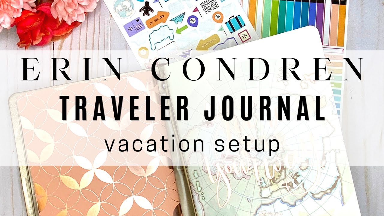 ERIN CONDREN TRAVELER JOURNAL / VACATION SETUP / PETITE FOLIO
