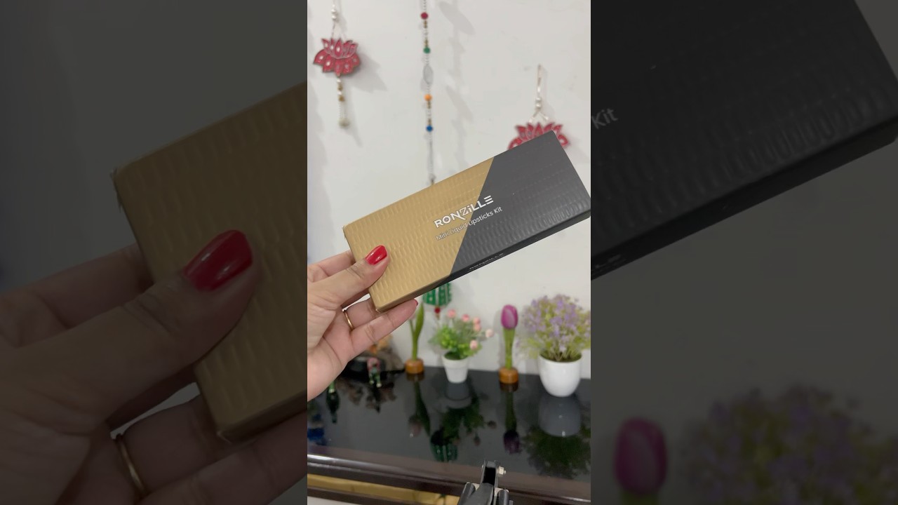 Meesho random finds/ meesho mini lipstick combo pack #meesho #youtubeshorts @Nishilife09