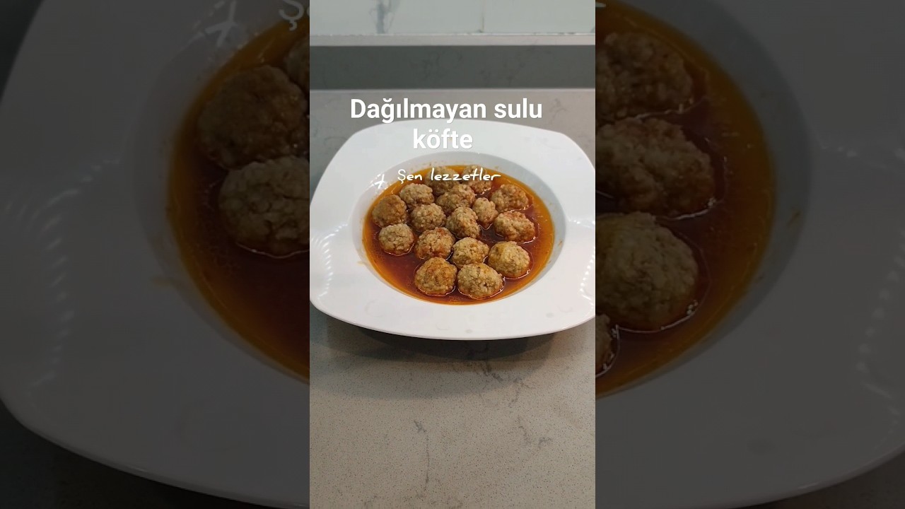 dağılmayan sulu köfte tarifi