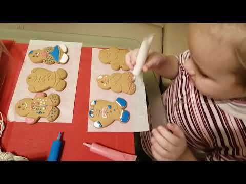 Gingerbread man, Пряники на рождество, пряничные человечки, снежинки, звезды... Очень просто!