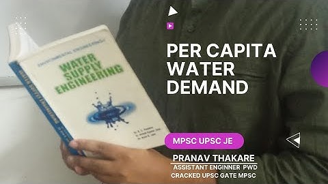 3 . Per capita Water demand