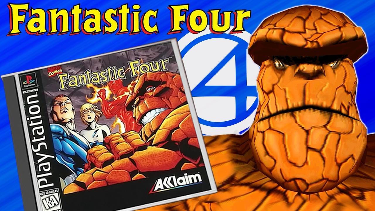 Fantastic Four PS1 is the STRANGEST Marvel Game